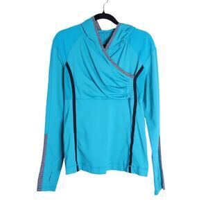 LULULEMON Hoodie Run For Your Life Pullover Oasis Deep Teal Active Women's 10